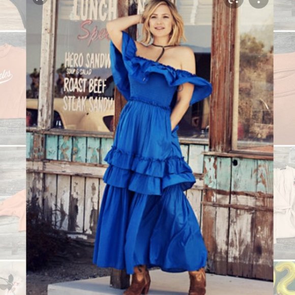 Happy X Nature Dresses & Skirts - Happy X Nature Off The Shoulder Maxi Dress